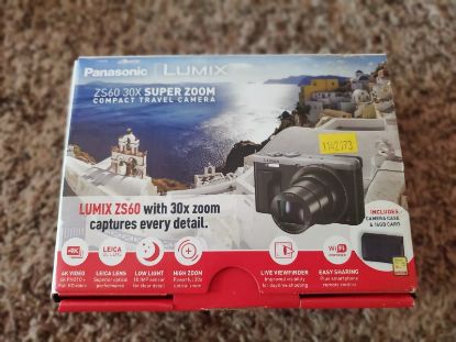 Picture of PANASONIC LUMIX DMC-ZS60 - 30x Zoom, 4K, Wi-Fi, 18.1 MP Digital Camera