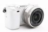 Picture of Sony Alpha a6000 ILCE-6000 - White (with SELP1650 Lens)