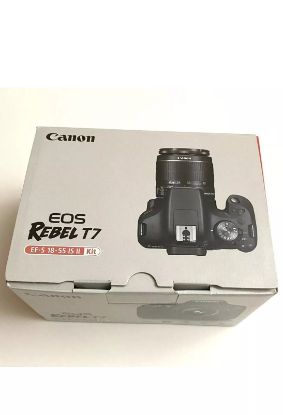 Picture of Canon Rebel T7 EOS DSLR Camera with 18-55mm Lens Deluxe Kit