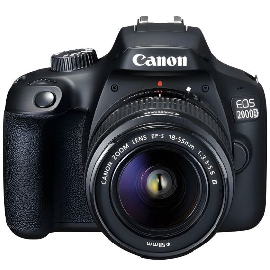 Picture of Canon EOS 2000D / Rebel T7 24.1MP CMOS 1080p DSLR Camera with EF-S 18-55mm Lens