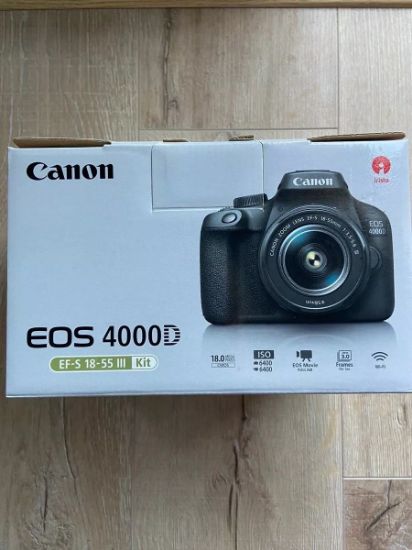 Picture of Canon EOS 4000D Digital SLR Camera with EF-S 18-55mm IS II Lens - Black